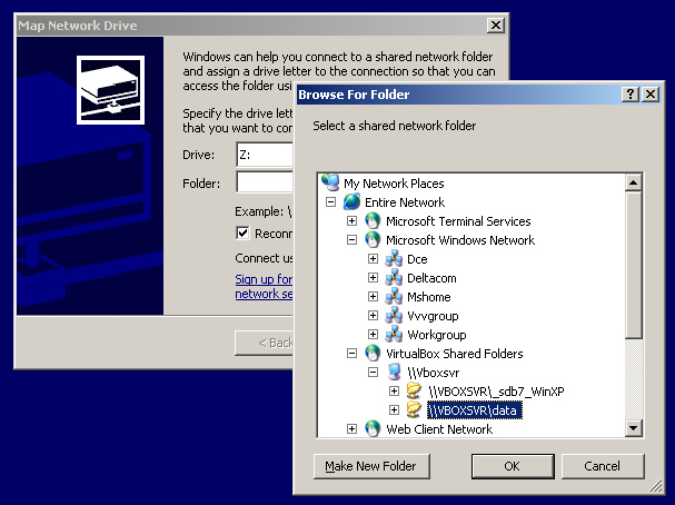 shared folder virtualbox shared folder virtualbox