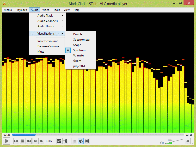 vlc-visualisations